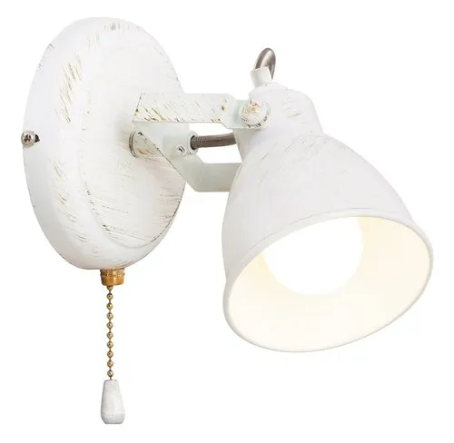 Beltéri fali lámpa E14 15W antik fehér Vivienne