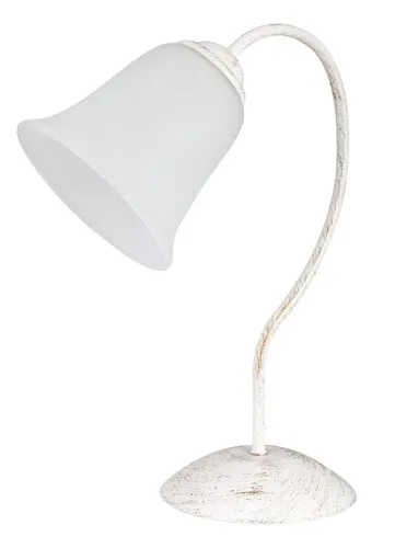 Éjjeli lámpa E27 40W antik fehér/opál üveg Fabiola 
