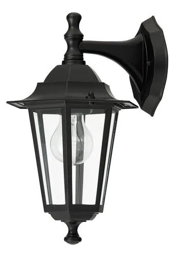 Kültéri fali lámpa E27 60W fekete Velence 