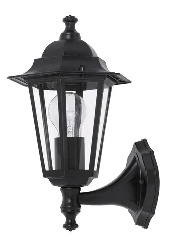 Kültéri fali lámpa E27 60W fekete Velence 