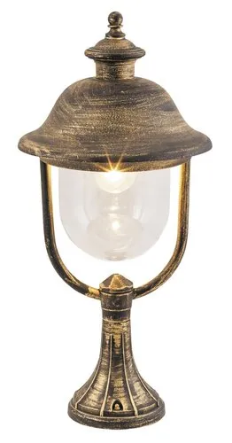 Kültéri állólámpa E27 100W antik arany New York 