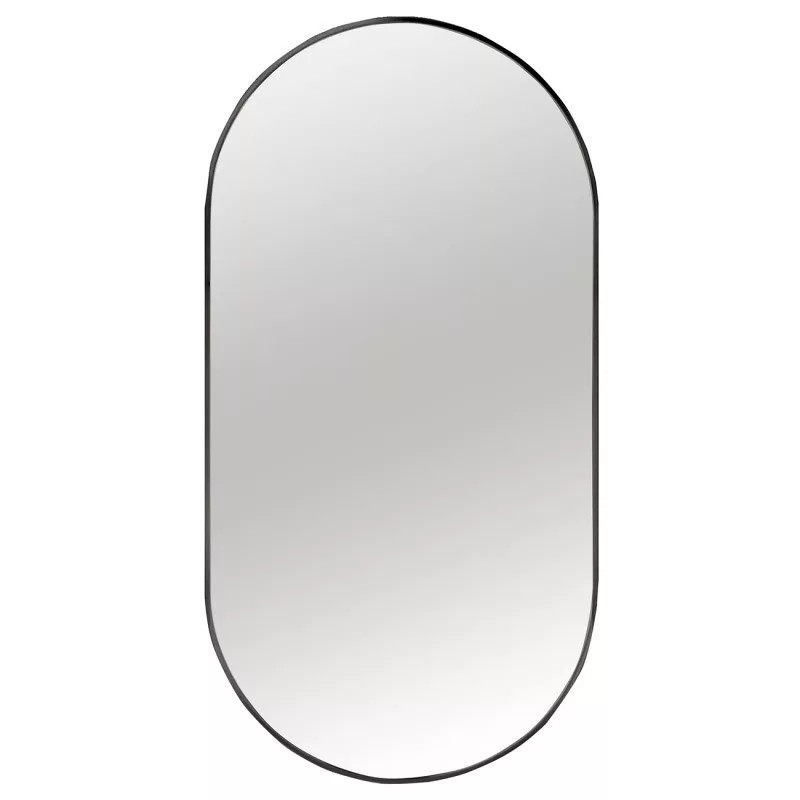 ARSLonga SCANDI mirror 50x100 fekete keret