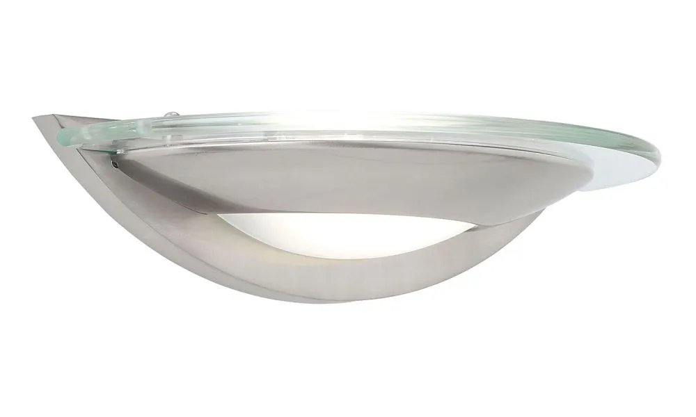 ENDON Firenz Fali lámpa fém|üveg szatén króm hatású lemez,...