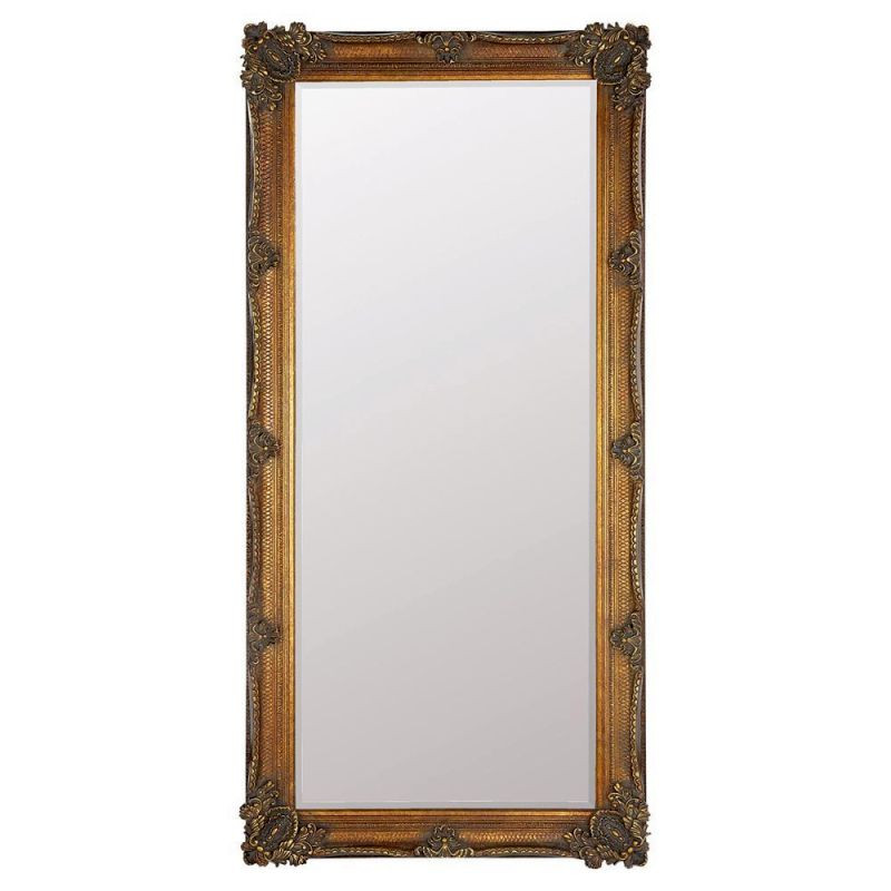 Endon Abbey Leaner Mirror Gold 1650x795mm - ED-50552994031...