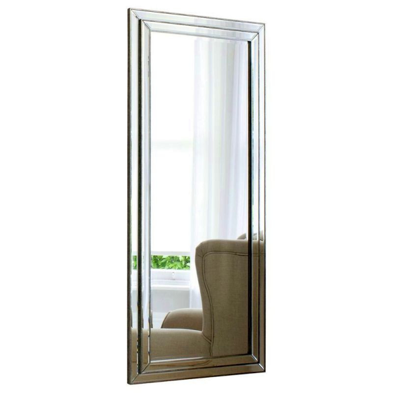 Endon Chambery Leaner Mirror Pewter 1550x685mm - ED-505529...