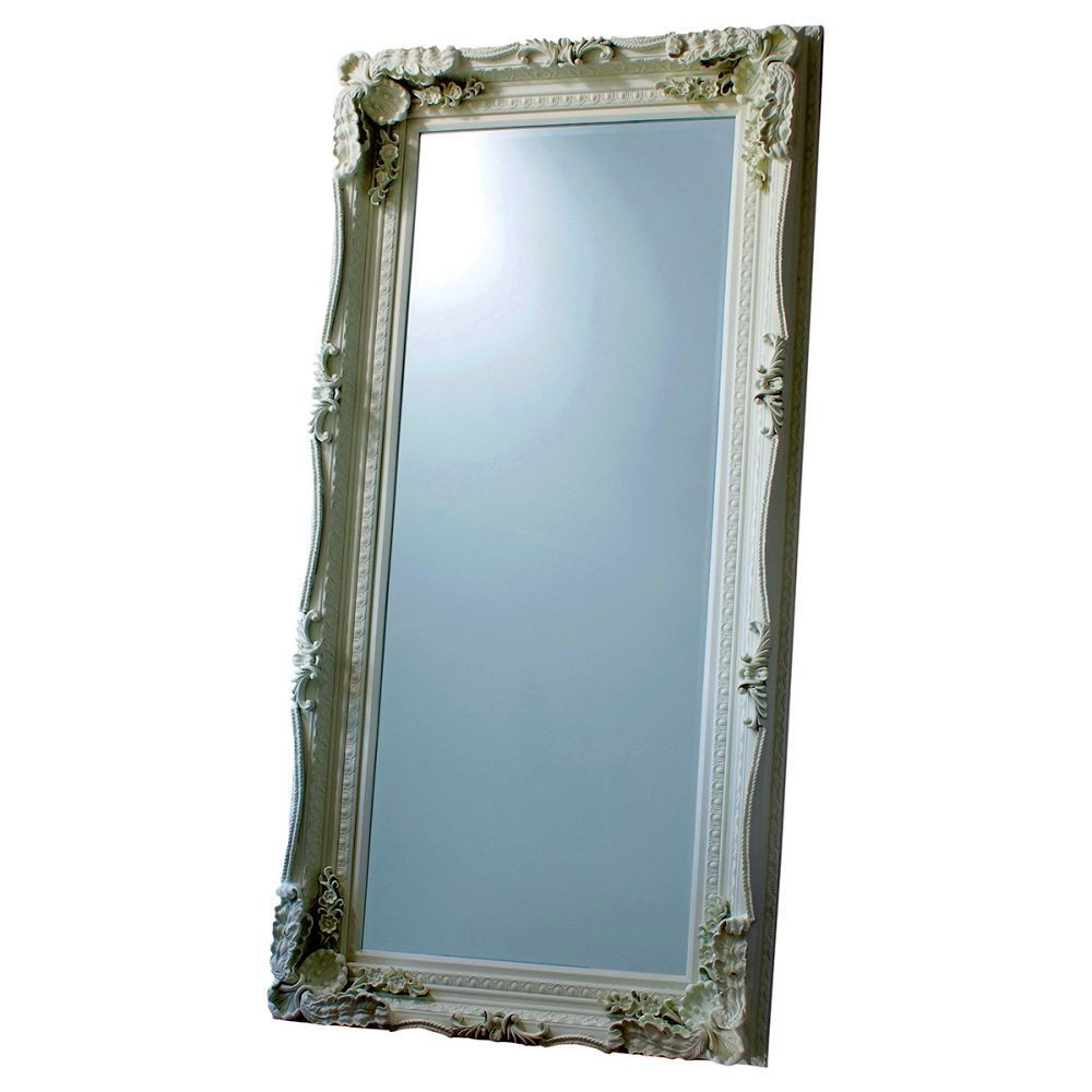 Endon Carved Louis Leaner Mirror Cream 1755x895mm - ED-505...