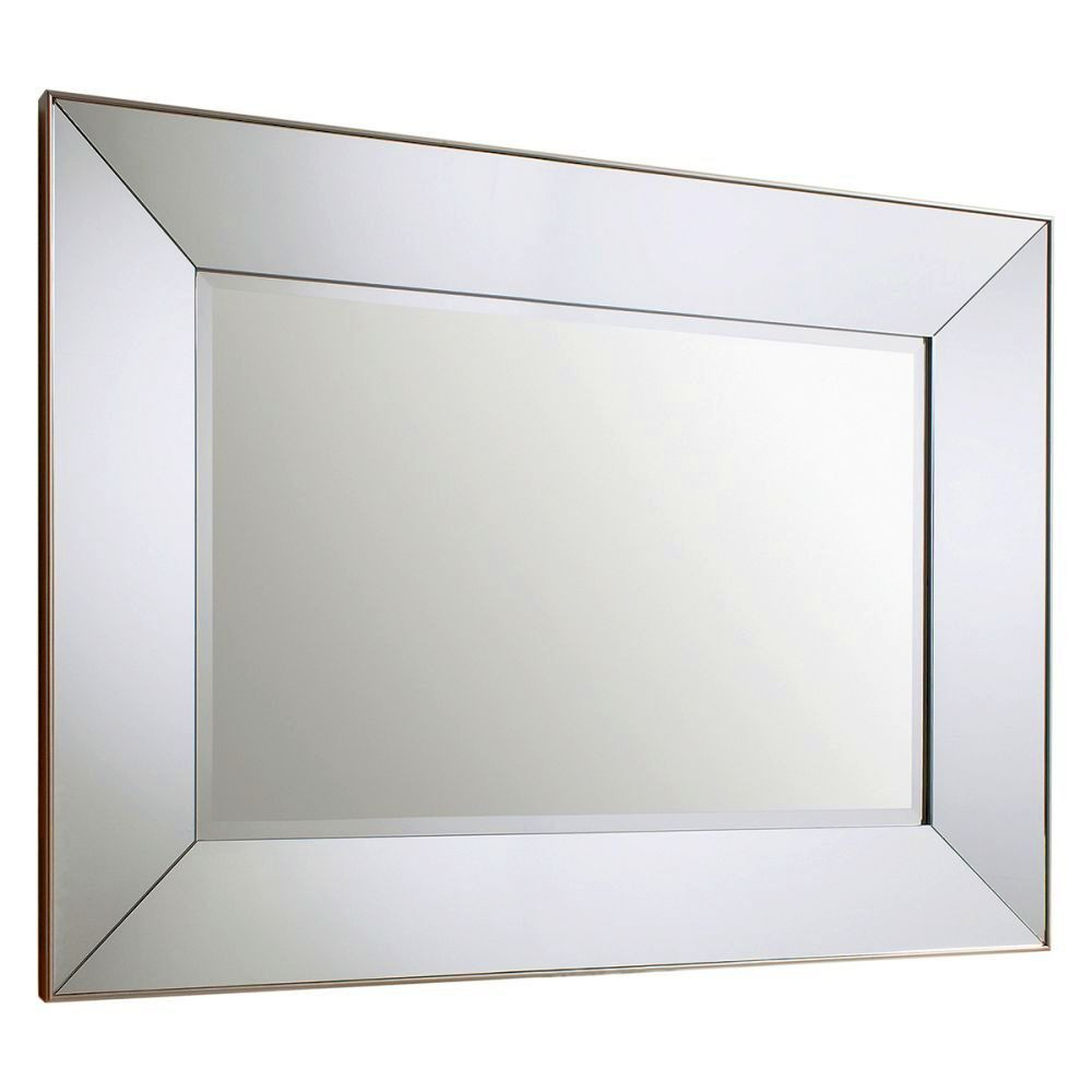 Endon Vasto Rectangle Mirror Silver 1210x910mm - ED-505529...