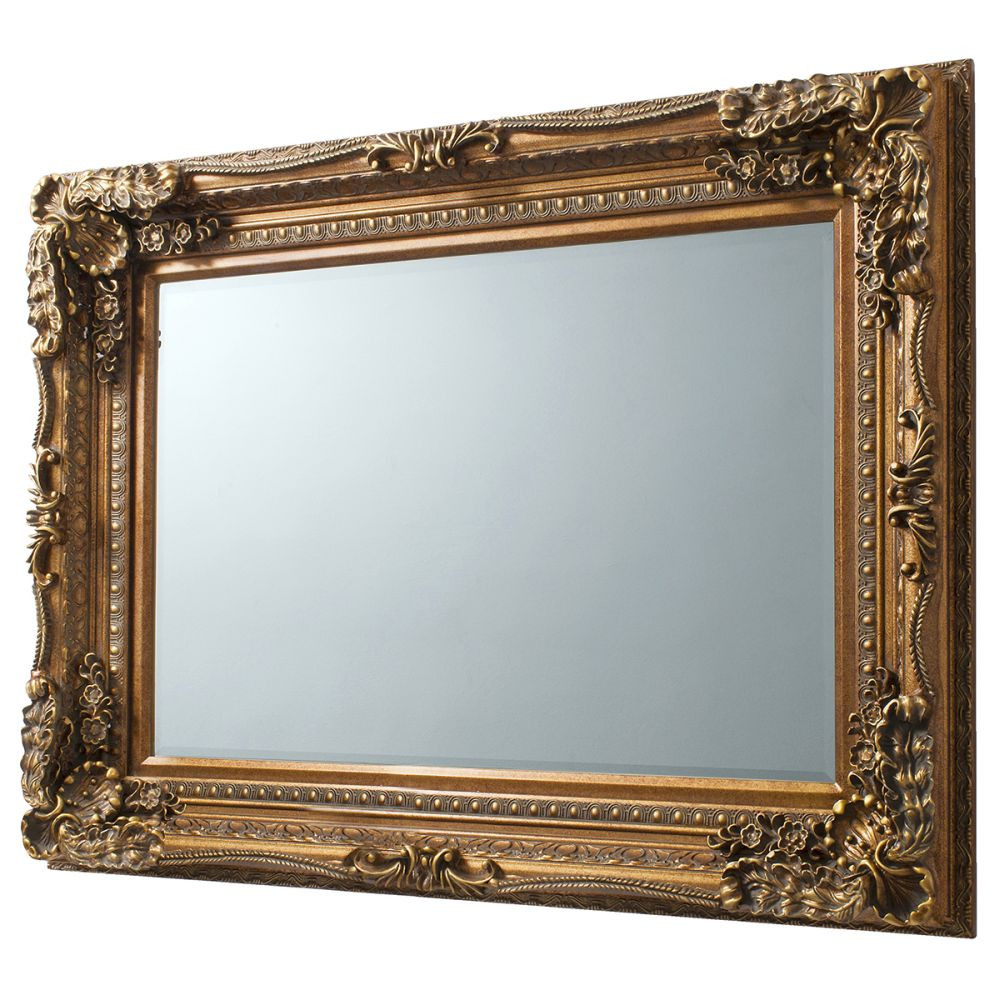 Endon Carved Louis Mirror Gold 1190x890mm - ED-50552994500...