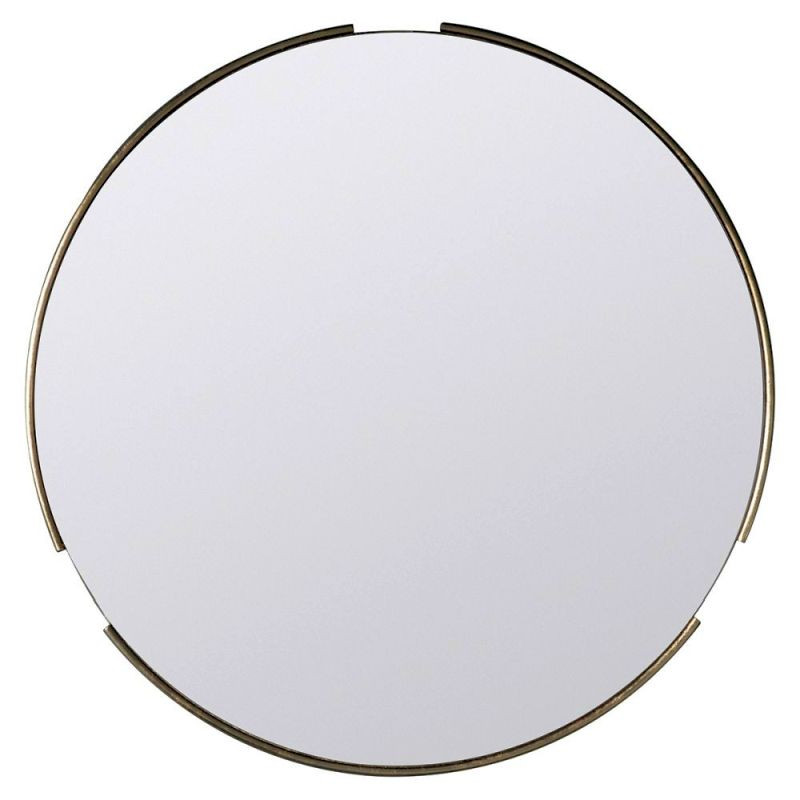 Endon Fitzroy Round Mirror Silver 800x15x800mm - ED-505599...