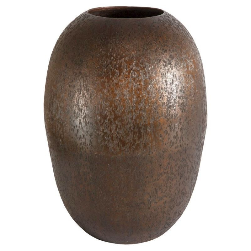Endon Ostana Ellipse Ball Vase Copper 335x245mm - ED-50559...