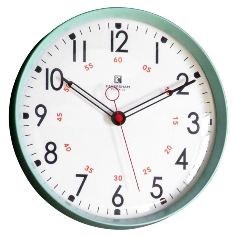 Endon Yale Clock Aquamarine 300x60x300mm - ED-505599925290...