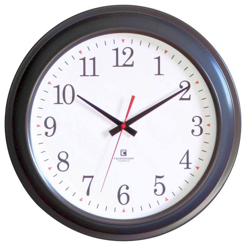 Endon Winston Clock Grey 410x80x410mm - ED-5055999253260