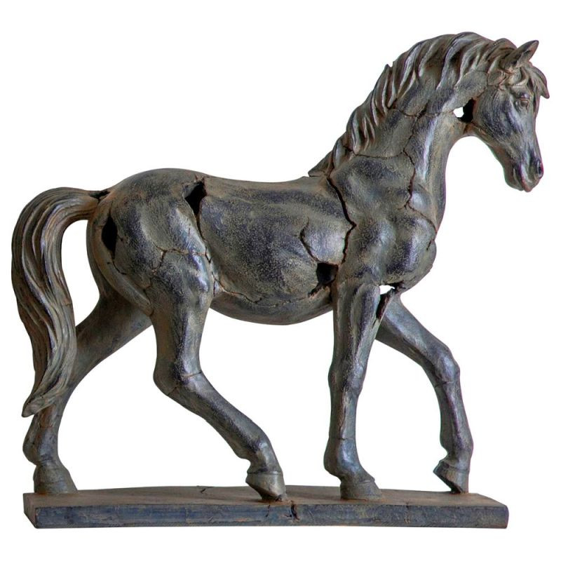 Endon Tamir Antique Horse Statue 450x130x410mm - ED-505599...