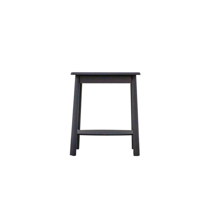 Endon Wycombe Side Table Black 500x500x600mm - ED-50562639...