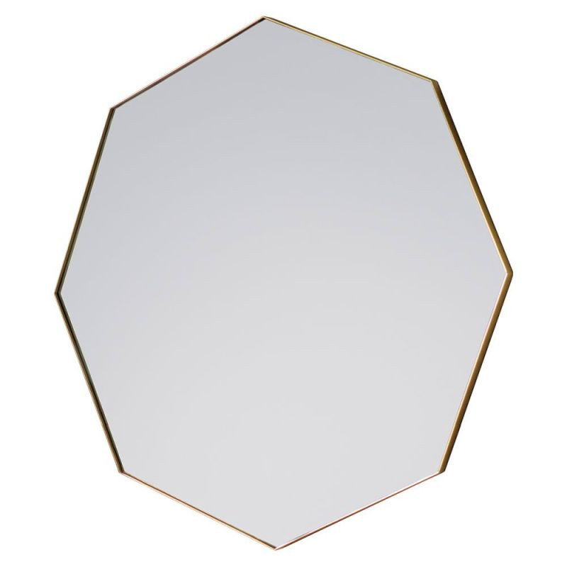 Endon Bowie Octagon Mirror Champagne 800x800mm - ED-505627...