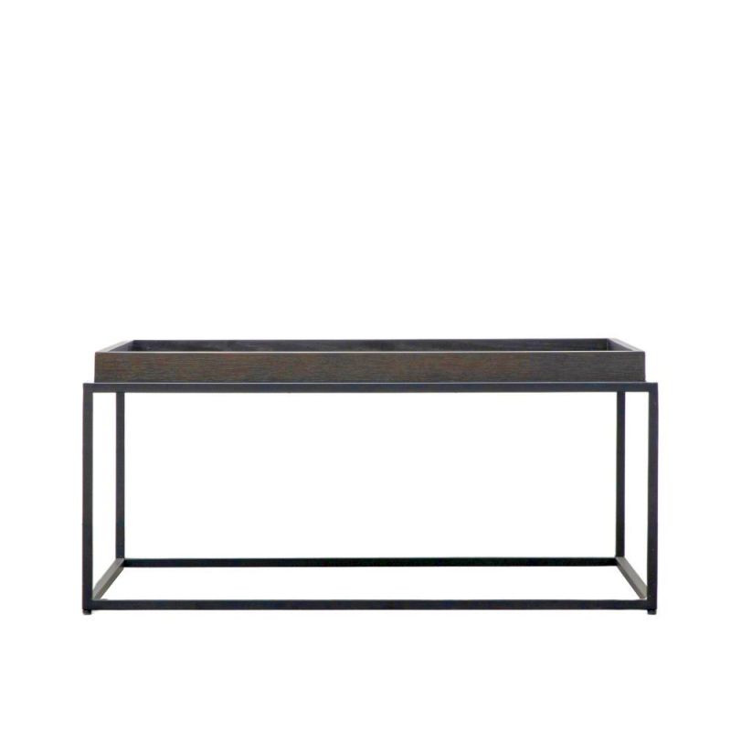 Endon Forden Tray Coffee Table Black 900x600x400mm - ED-50...