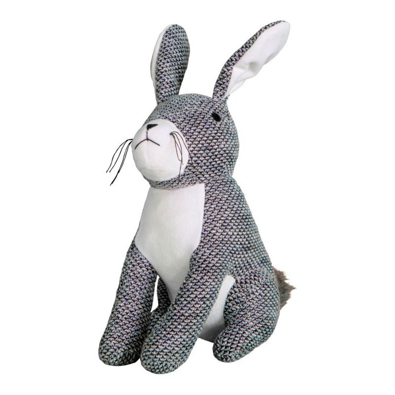 Endon Rabbit Knitted Doorstop Grey - ED-5056315931169