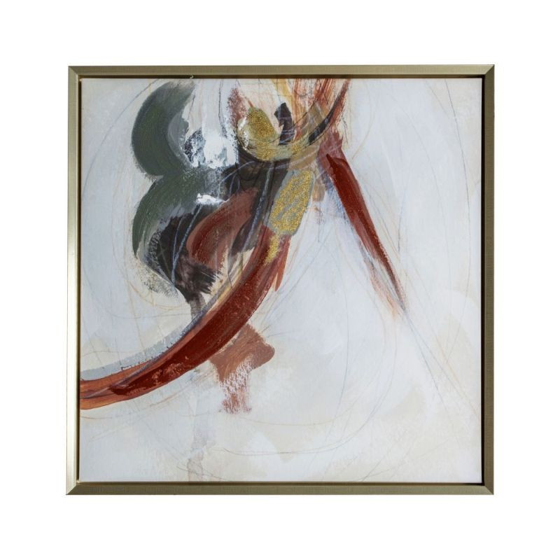 Endon Kenbu Abstract Framed Canvas 740x45x740mm - ED-50594...