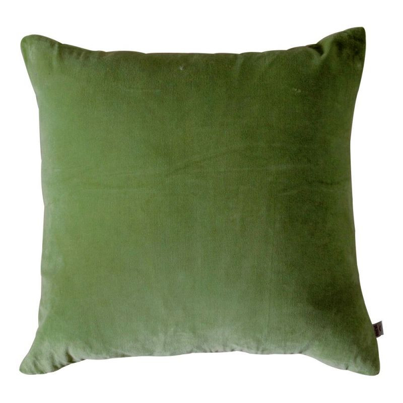 Endon Cotton Velvet Cushion Sage 500x500mm - ED-5059413134...