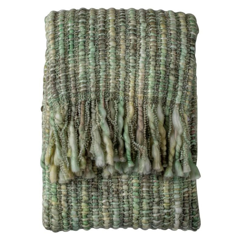 Endon Noella Space Dyed Throw Sage 1300x1700mm - ED-505941...