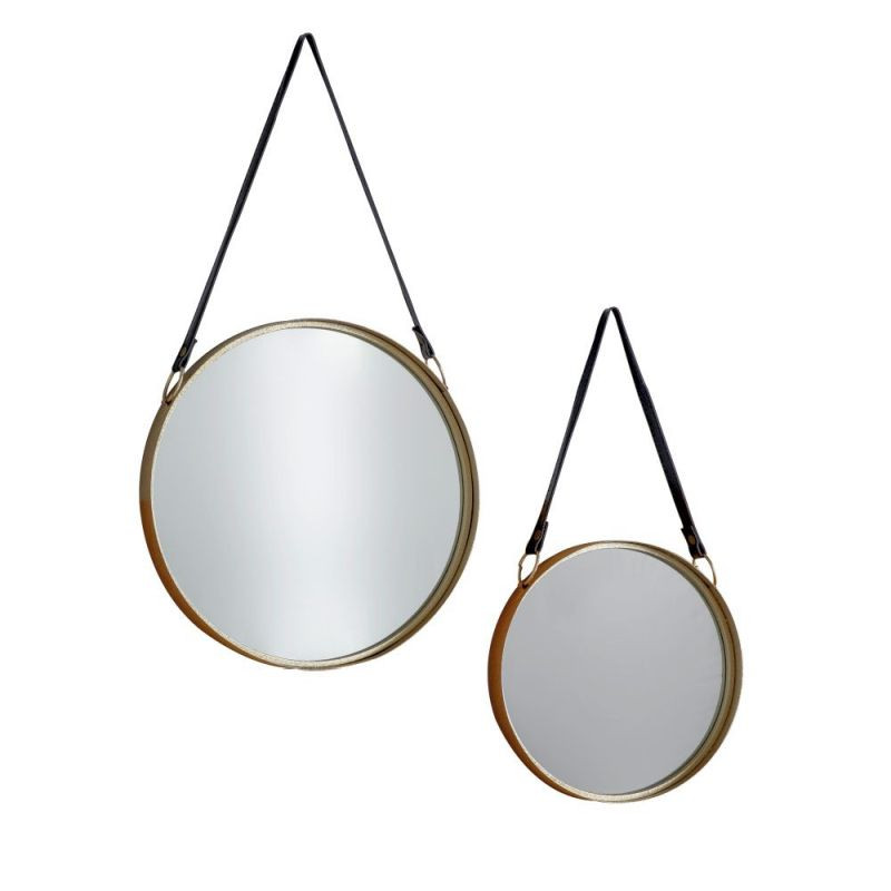 Endon Marston Mirrors Gold (Set of 2) 400 & 300mm - ED-505...