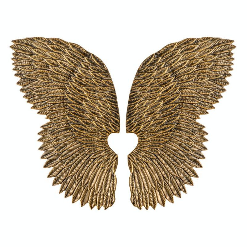 Endon Paris Wings Antique Gold 255x530mm - ED-505941339284...