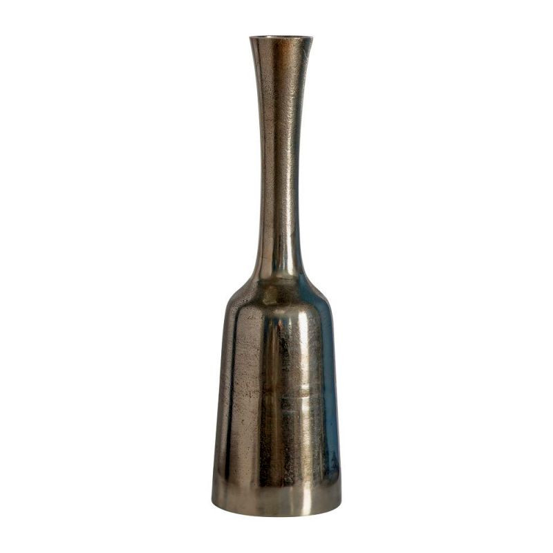 Endon Ruban Vase Nickel 200x200x700mm - ED-5059413393044