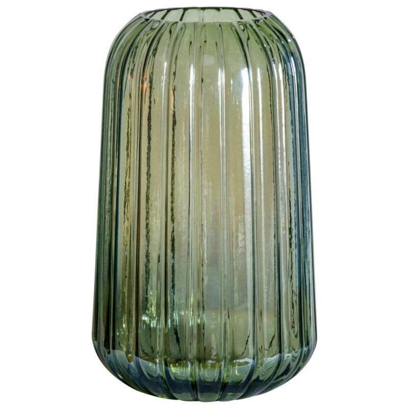 Endon Ahvio Lustre Vase Green 170x170x300mm - ED-505941339...