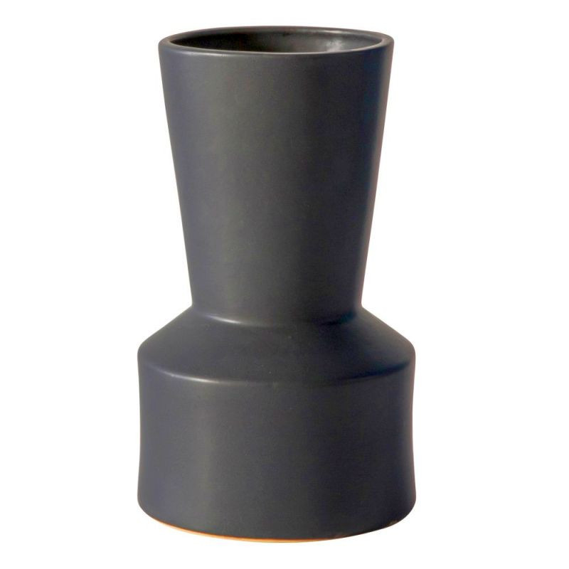 Endon Kiso Vase Dark Grey 145x145x245mm - ED-5059413393983