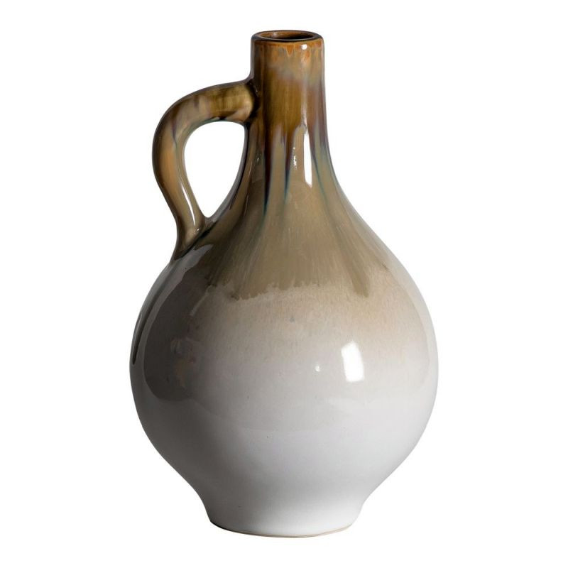 Endon Senanga Vase With Handle 140x140x225mm - ED-50594133...