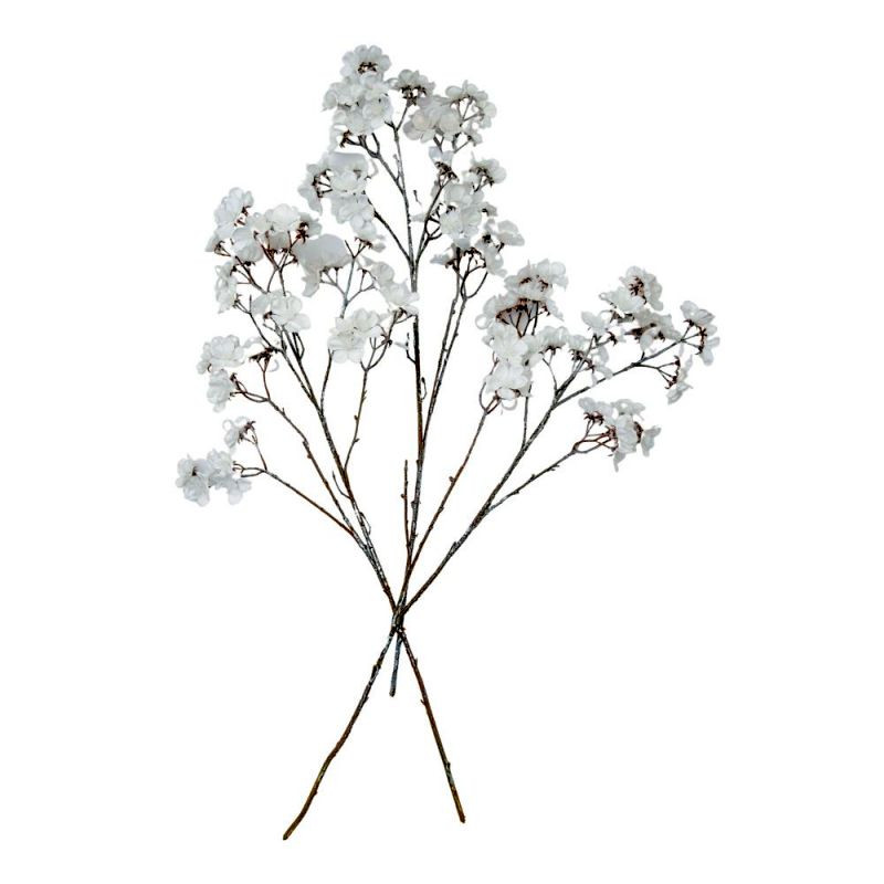 Endon Blossom Stem (3pk) White/Brown 760mm - ED-5059413394...
