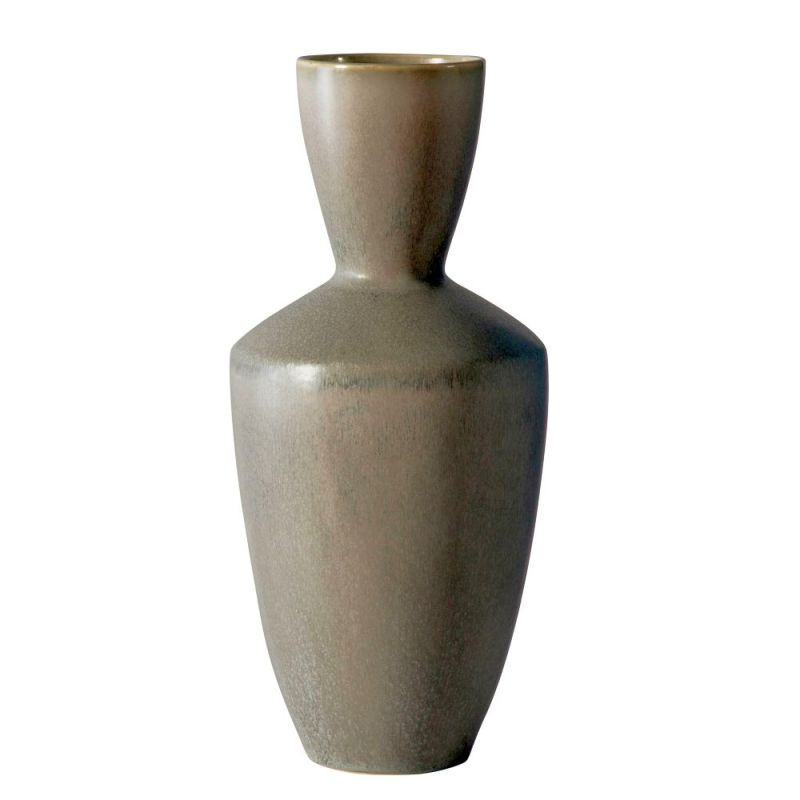 Endon Naru Vase Grey 205x205x455mm - ED-5059413394881