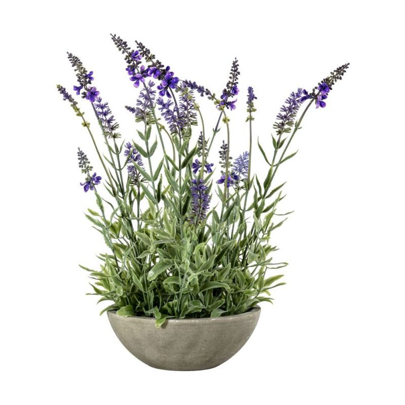 Endon Potted Lavender Bowl Small 220x220x400mm - ED-505941...
