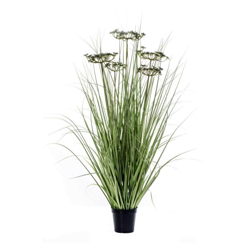 Endon Potted Grass w/5 Reeds Green/Blue 920mm - ED-5059413...