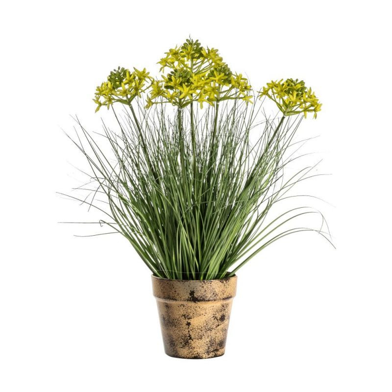 Endon Potted Grass w/5 Heads Yellow 530mm - ED-50594133990...
