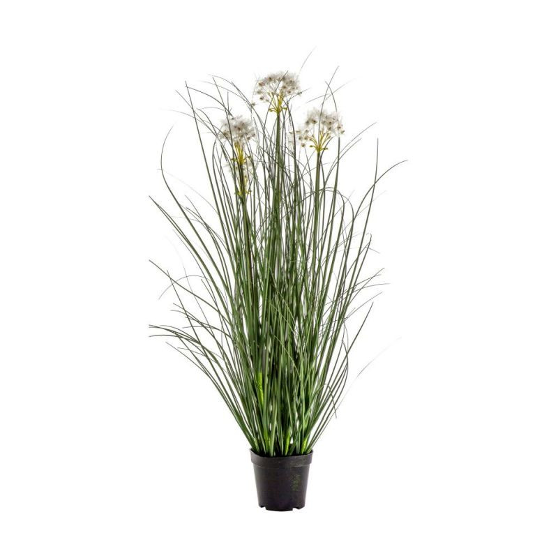 Endon Potted Grass w/4 Heads White 850mm - ED-505941339901...