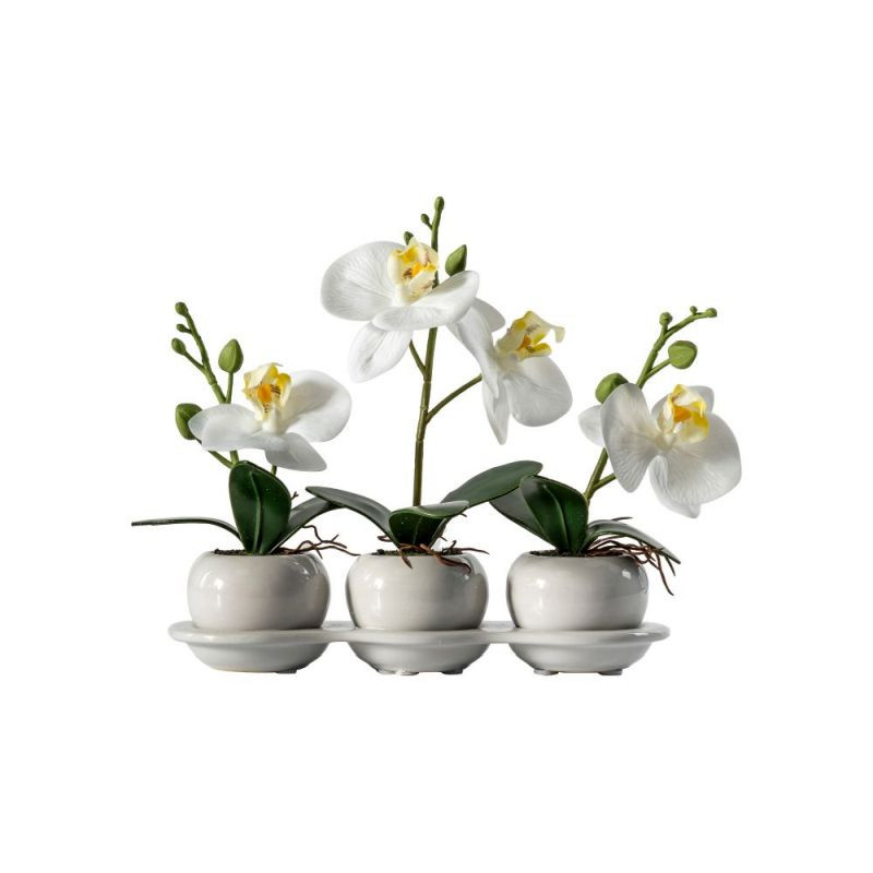 Endon Orchid Trio w/Ceramic Tray 240x90x230mm - ED-5059413...