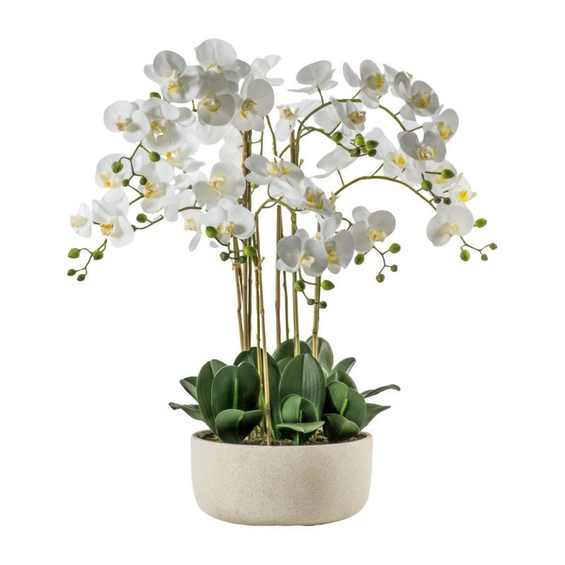 Endon Orchid Bowl White Large 580x580x680mm - ED-505941339...
