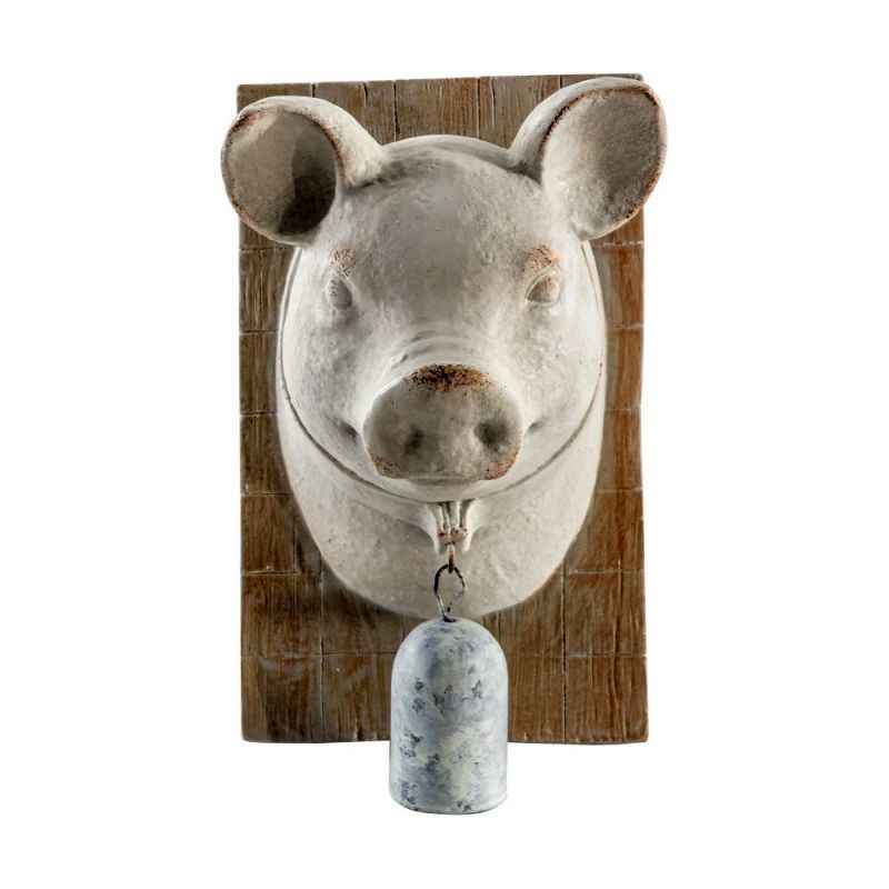Endon Pig Bust with Bell 125x145x190mm - ED-5059413401503