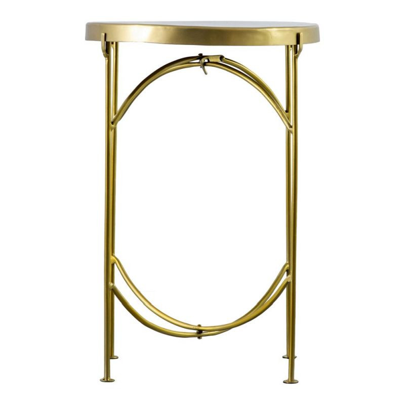 Endon Limerick Side Table Brass 420x420x610mm - ED-5059413...