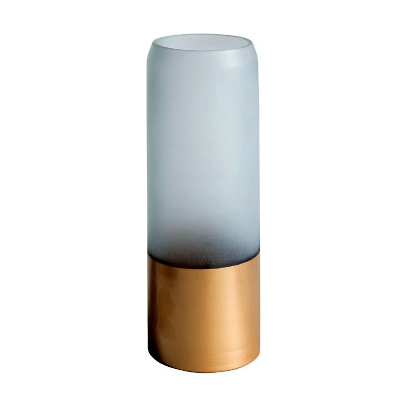 Endon Fairview Vase Large White/Gold 90x90x250mm - ED-5059...