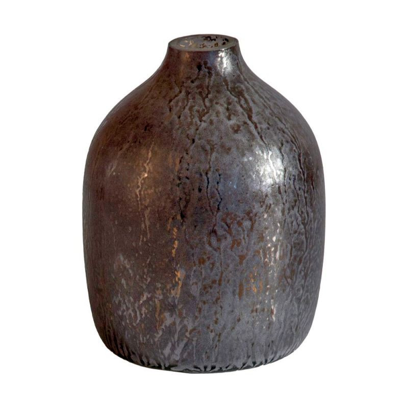 Endon Soloman Vase Small Grey Antique 120x120x160mm - ED-5...