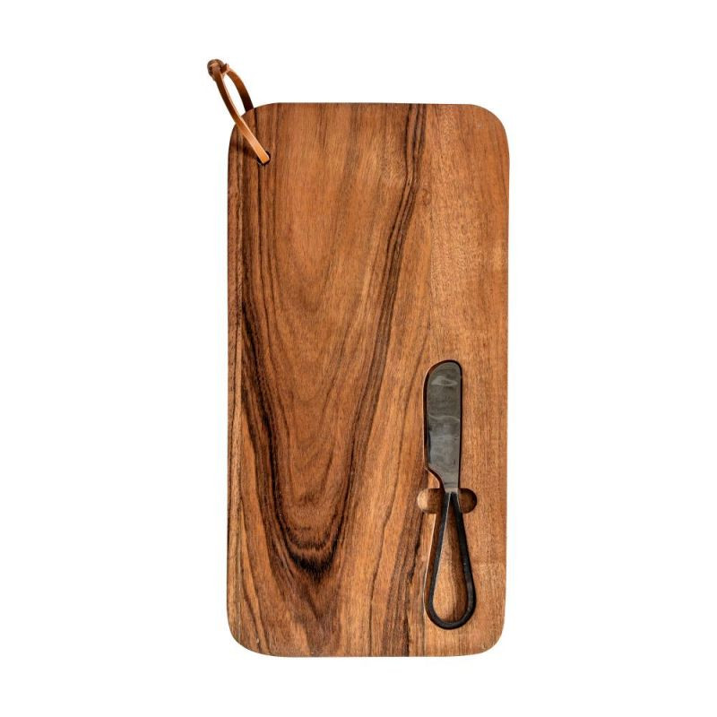 Endon Palomar Cheeseboard with Knife 355x180x25mm - ED-505...