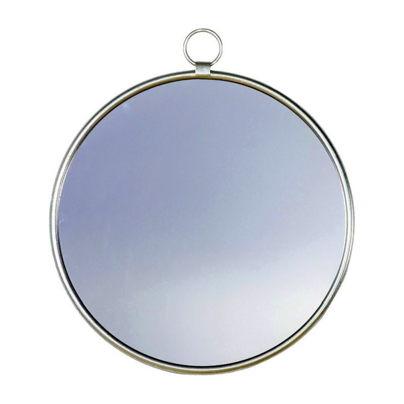 Endon Bayswater Silver Round Mirror 610x700mm - ED-5059413...