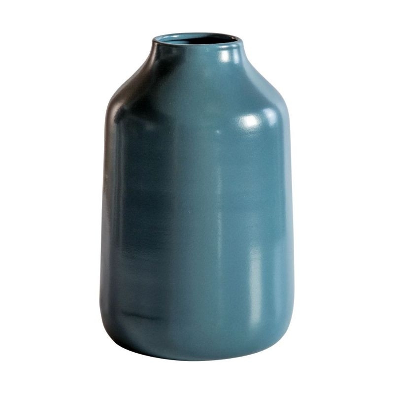 Endon Lamar Vase Blue 130x130x200mm - ED-5059413407819