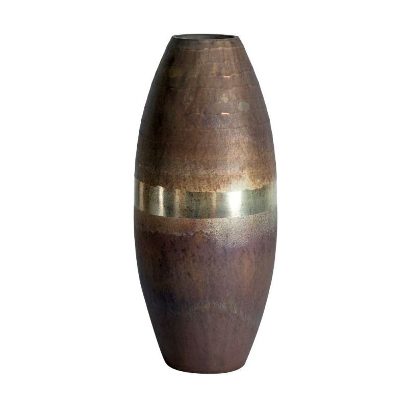 Endon Nouvelle Vase Pale Gold 160x160x385mm - ED-505941340...