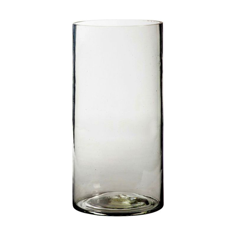 Endon Drayes Glass Vase Large Clear 155x155x305mm - ED-505...