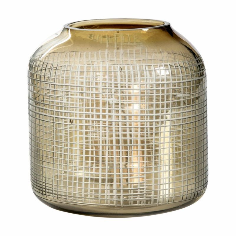 Endon Bessan Mesh Cut Candle Holder Small 95x95x115mm - ED...