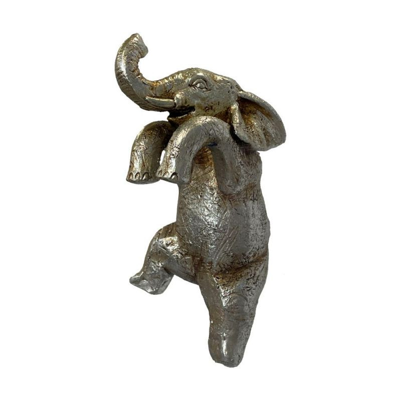 Endon Myles Elephant Pot Hanger Silver (2pk) - ED-50594134...