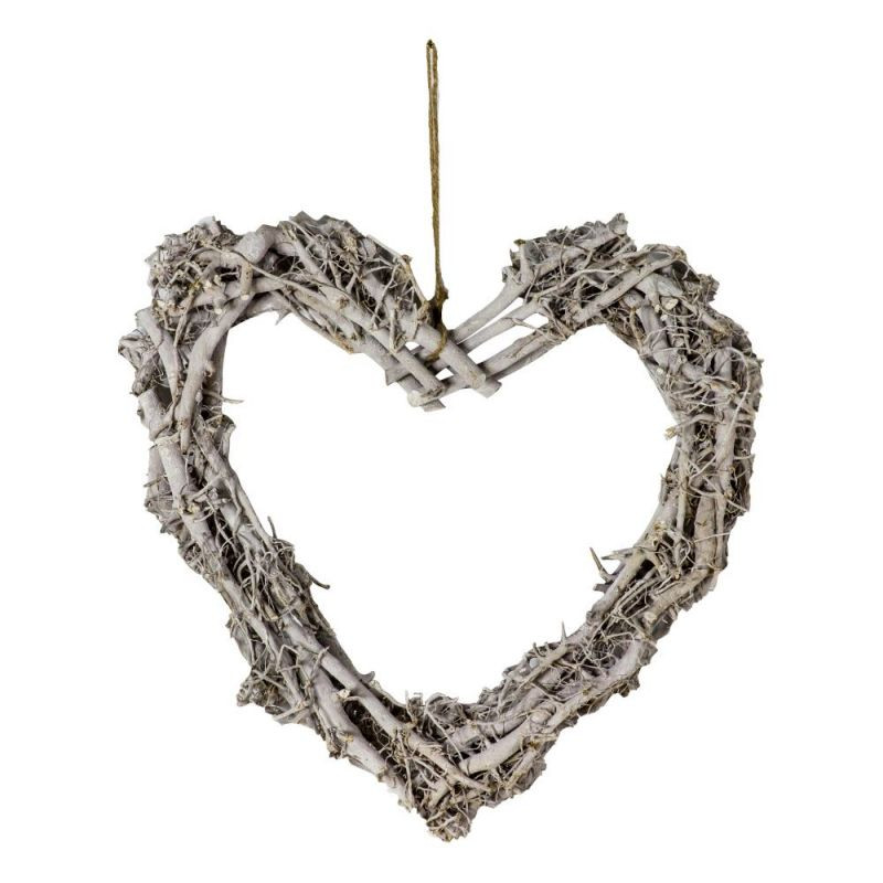 Endon Ardmore Willow Heart White 500x70x500mm - ED-5059413...